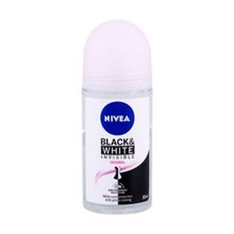 Nivea Invisible For Black & White 48h Antiperspirant Clear - Kuličkový antiperspirant 50 ml pro ženy