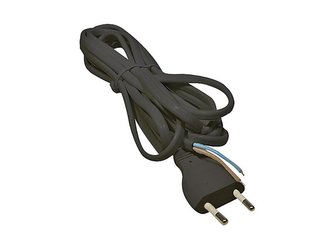 Flexo šňůra PVC 2x0,75mm 3m černá