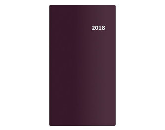 Diář 2018 - Torino/kapesní/čtrnáctidenní/bordó