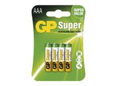 Baterie AAA (R03) alkalická GP Super Alkaline  4ks