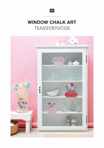 Window Chalk Art Transformation