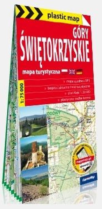 Plastic map 1:75 000 mapa turystyczna