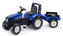 Traktor šlapací New Holland T8 modrý s valníkem