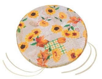 Sedák EMA kulatý hladký - slunečnice - průměr 40 cm