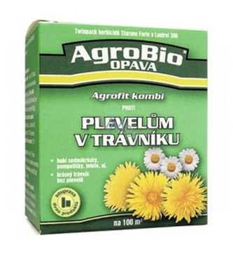 Prípravok proti burinám v trávniku AgroBio Agrofit na 100m2