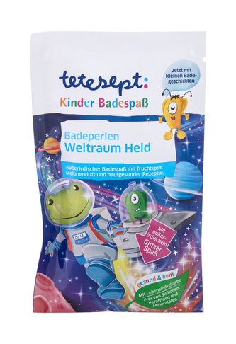 Tetesept Children's Bathing Koupelová sůl Bath Pearls Space Hero 60 g pro děti