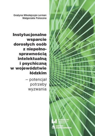 Instytucjonalne wsparcie dorosłych osób z..