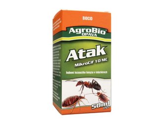 Prípravok proti lezúcemu hmyzu AgroBio Atak DeltaCaps 50 ml