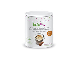 KetoMix Instantní káva na podporu hubnutí s příchutí skořice 94 g