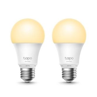 Chytrá žárovka TP-Link Tapo L510E(2-pack) E27, 8,7W, 230V, přes IP, stmívatelná, 2700K
