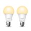 Chytrá žárovka TP-Link Tapo L510E(2-pack) E27, 8,7W, 230V, přes IP, stmívatelná, 2700K