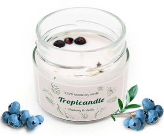 Tropikalia Tropicandle - Blueberry & vanilla