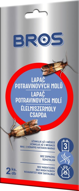 Lapač potravinových molí BROS 2ks