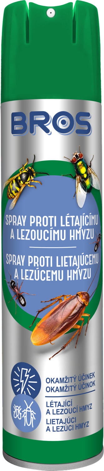 Sprej proti lietajúcemu a lezúcemu hmyzu BROS 400 ml