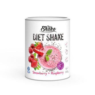 Chia Shake Dietní koktejl 300 g - Příchuť Jahoda + Malina