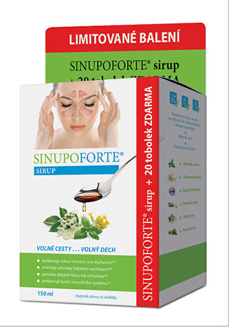 Simply You SINUPO Forte Sirup 150 ml + zdarma 20 tobolek