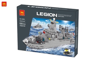 Stavebnice vojenská loď, 528 dílů