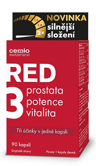 Cemio Cemio RED3 90 kapsúl NOVINKA