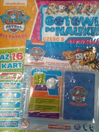 Zestaw. Gotowi do nauki. Psi patrol+karty+długopis