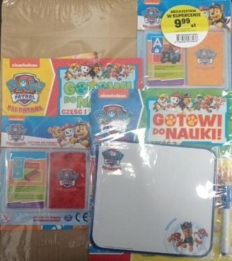 Zestaw Psi patrol Gotowi do nauki cz.1-2 + karty
