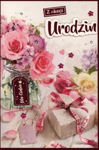 Karnet B6 Urodziny HM-200-1622