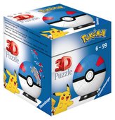 Ravensburger 3D Puzzle-Ball - Pokémon Motív 2 / 54 dielikov