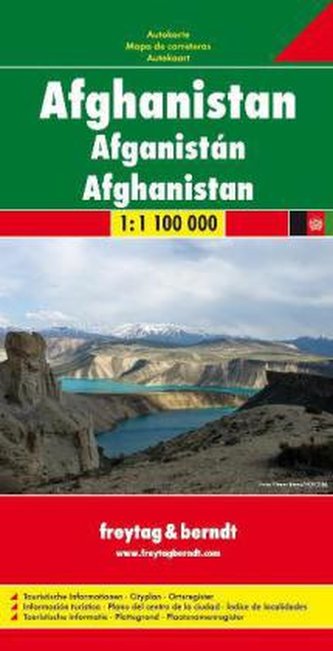 Freytag & Berndt Autokarte Afghanistan. Afganistán