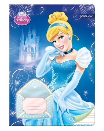 Zeszyt A5/32K linia potrójna Princess (5szt)