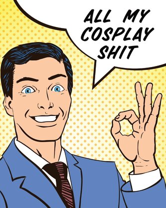 All My Cosplay Shit: Guided Log Book for Planning Your Costume - Track Progress, Plan and Rate Your Anime, Cartoon, TV, or Video