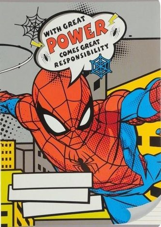 Zeszyt A5/16K linia potrójna Spider Man (20szt)