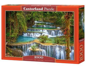 Puzzle 1000 Wodospady kaskadowe CASTOR