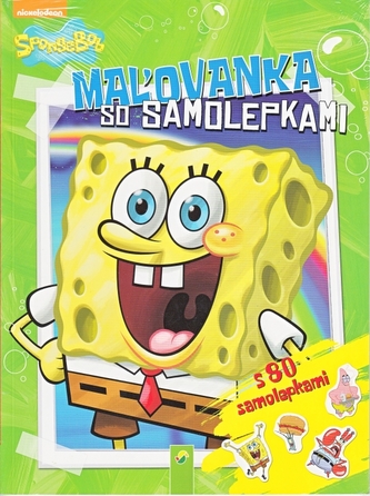SpongeBob -Maľovanka s 80 samolepkami SpongeBob -Maľovanka s 80 samolepkami