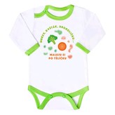 Body s potiskem New Baby ...maluju si po tělíčku - velikost 56 (0-3m)