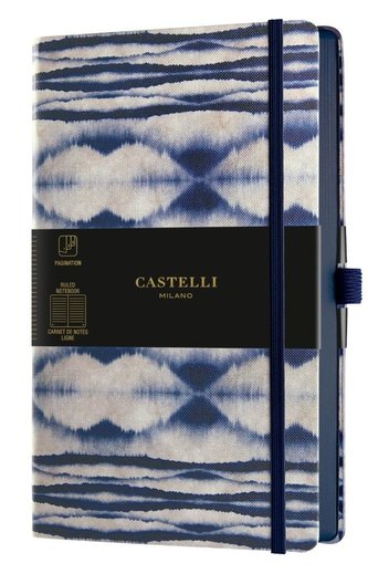Notatnik 13x21cm linia Castelli Shibori Mist