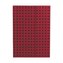 Zápisník Paper-Oh Quadro Red on Black B6 nelinkovaný
