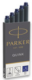 Inkoustové bombičky Parker modré