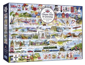 Puzzle 1000 Brytyjskie znaki szczególne G3