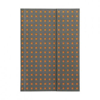 Zápisník Paper-Oh Quadro Grey on Orange B6 nelinkovaný