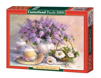 Puzzle 1000 kvetov a klobúk CASTOR