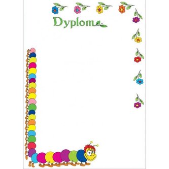 Dyplom dziecięcy A4/20ark. Stonoga