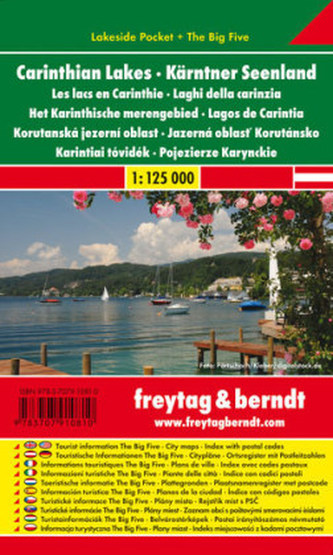 Freytag & Berndt Autokarte Kärntner Seenland. Carinthian Lakes. Les lacs en Carinthie; Laghi della carizia; Het Karinthische mer
