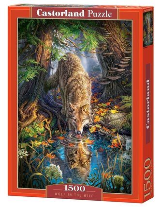 Puzzle 1500 vlkov vo voľnej prírode CASTOR