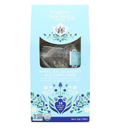 English Tea Shop Biely čaj, čučoriedka a baza 15 pyramídok sypaného čaju