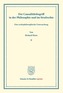Der Causalitätsbegriff in der Philosophie und im Strafrechte