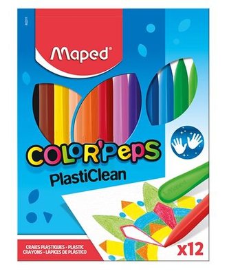 Kredki Colorpeps plastikowe 12 kolorów MAPED