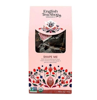 English Tea Shop Pyramídové čaje Tvaruj ma bio, 15 pyramídok