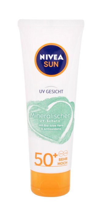 Nivea Pleťový krém na opalování Mineral OF50+ Nivea Sun woman