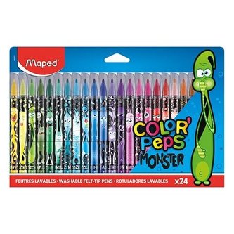 Flamastry Colorpeps Monster 24 farieb