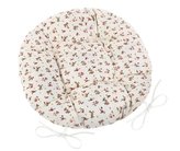 Sedák Adéla prošívaný kulatý - růžička - průměr 40 cm