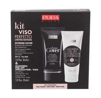 Pupa Extreme Cover make-up Extreme Cover Foundation SPF15 30 ml + pleťová maska Maschera Peel-Off Pore Perfecting Mask 30 ml